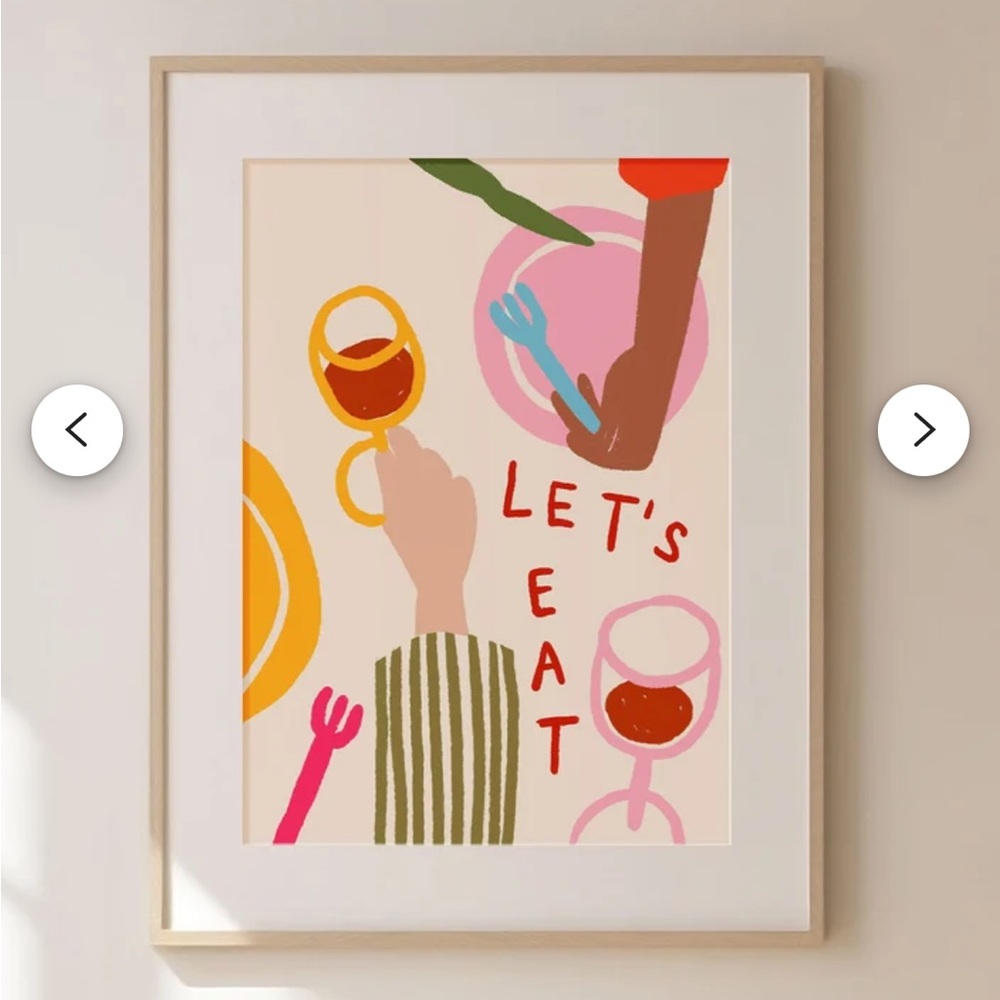 LETS EAT CANVAS - Picture 6 of 7